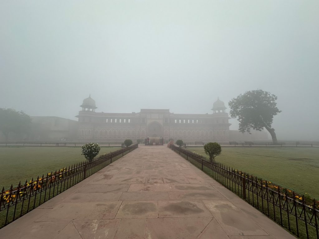 Jahangir Palace at Agra Fort, a key attraction on your Golden Triangle tour