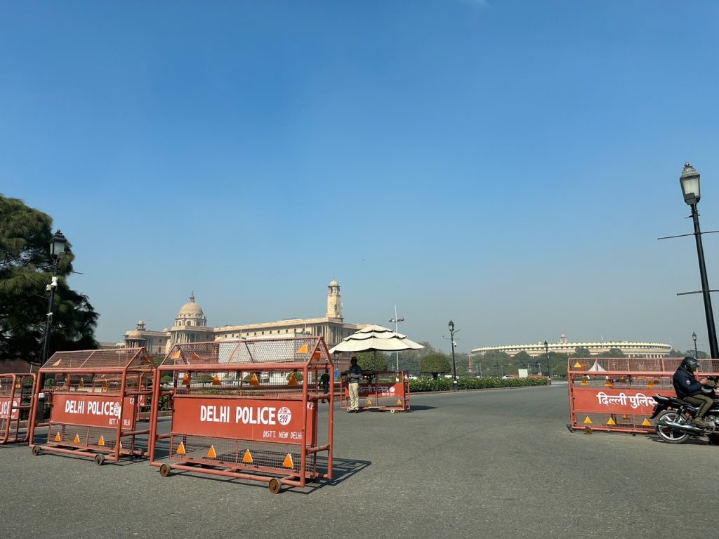 Parliament House Delhi from afar