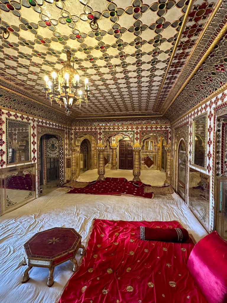 the opulent Sobha Niwas at Jaipur City Palace