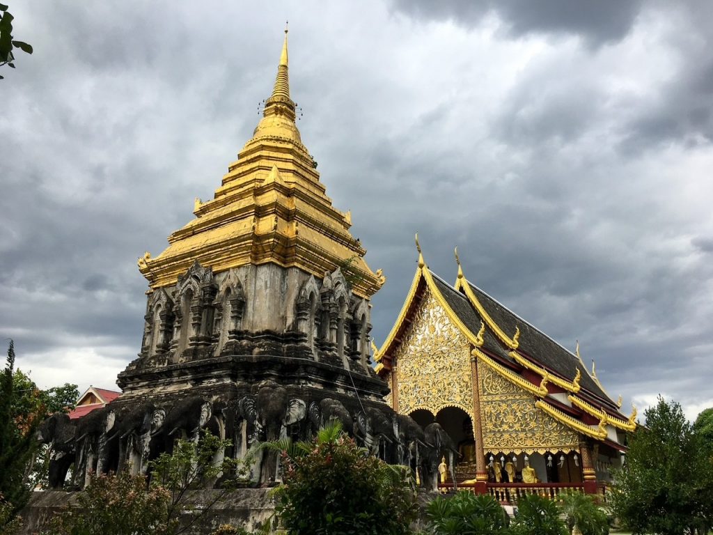 Wat Chiang Man in Chiang Mai Thailand.