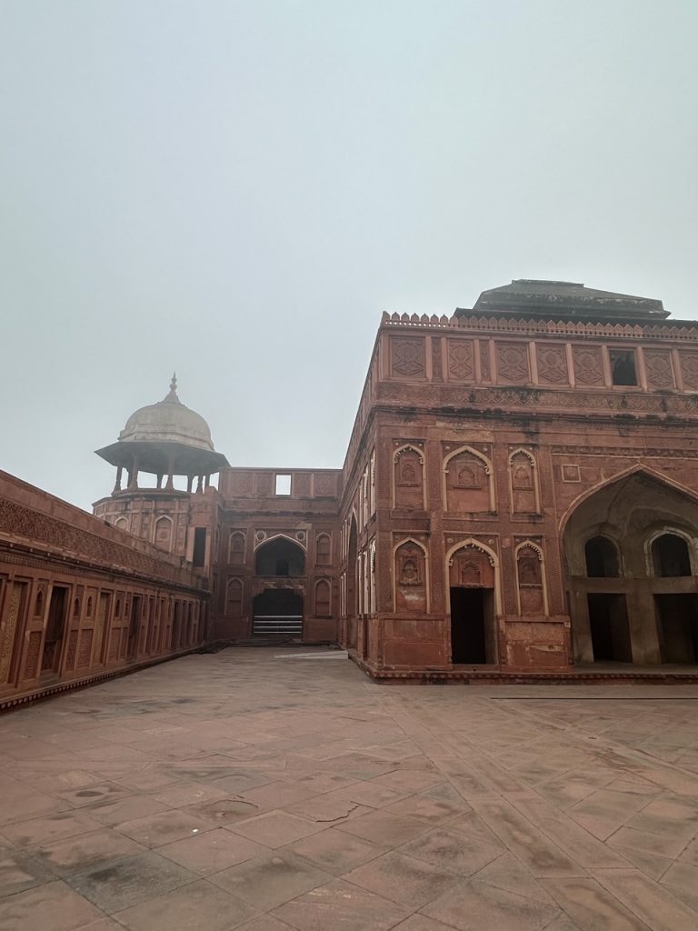 beautiful architecture at Agra Fort
