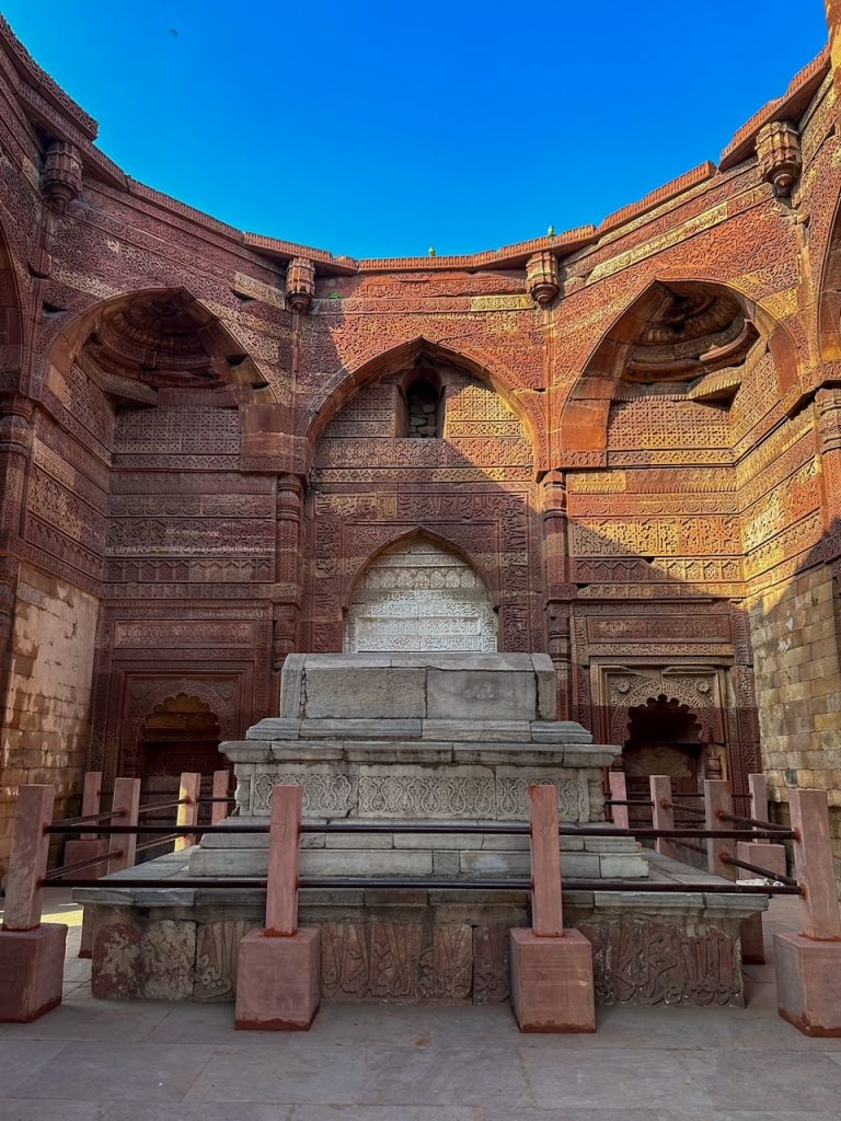 the Tomb of Iltutmish at the Qutub Minar Complex
