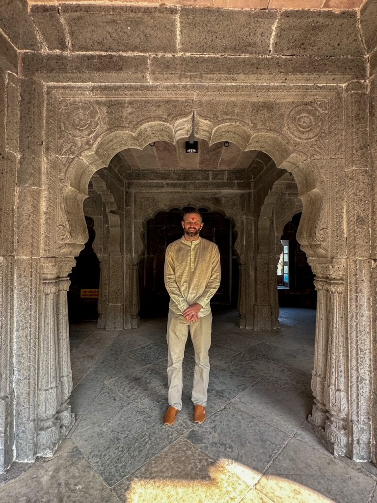 Tim at Rajwada Palace