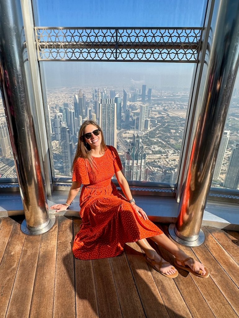 Sara at At The Top Burj Khalifa in Dubai