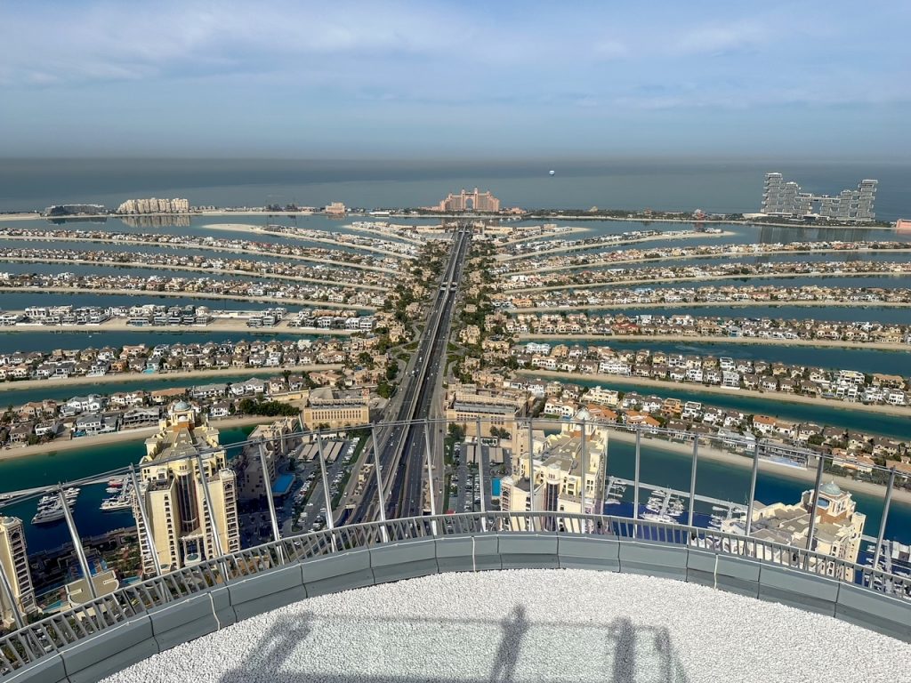 Palm Jumeirah as seen from The View at the Palm