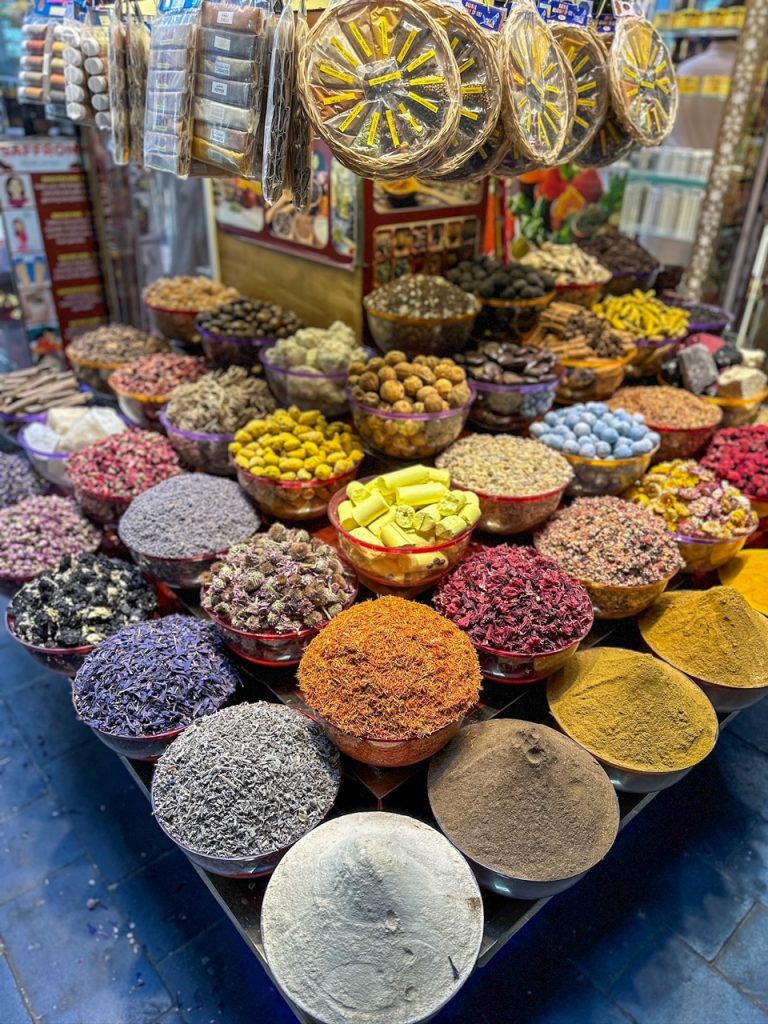 spices at the Spice Souk in Deira Dubai