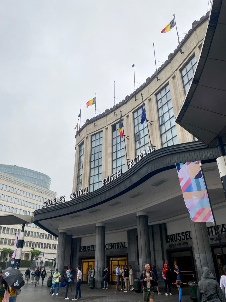 Brussel Centraal Station in Brussels, Belgium