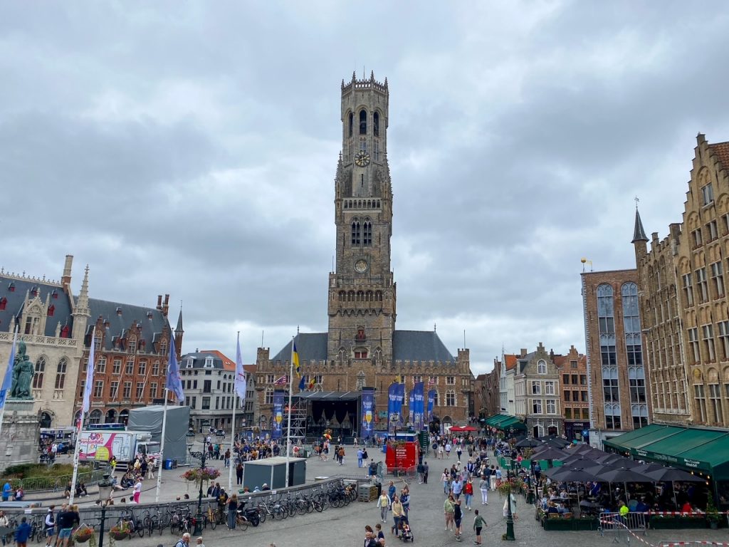 Grote Markt in Bruges, Belgium, a great day trip from Brussels