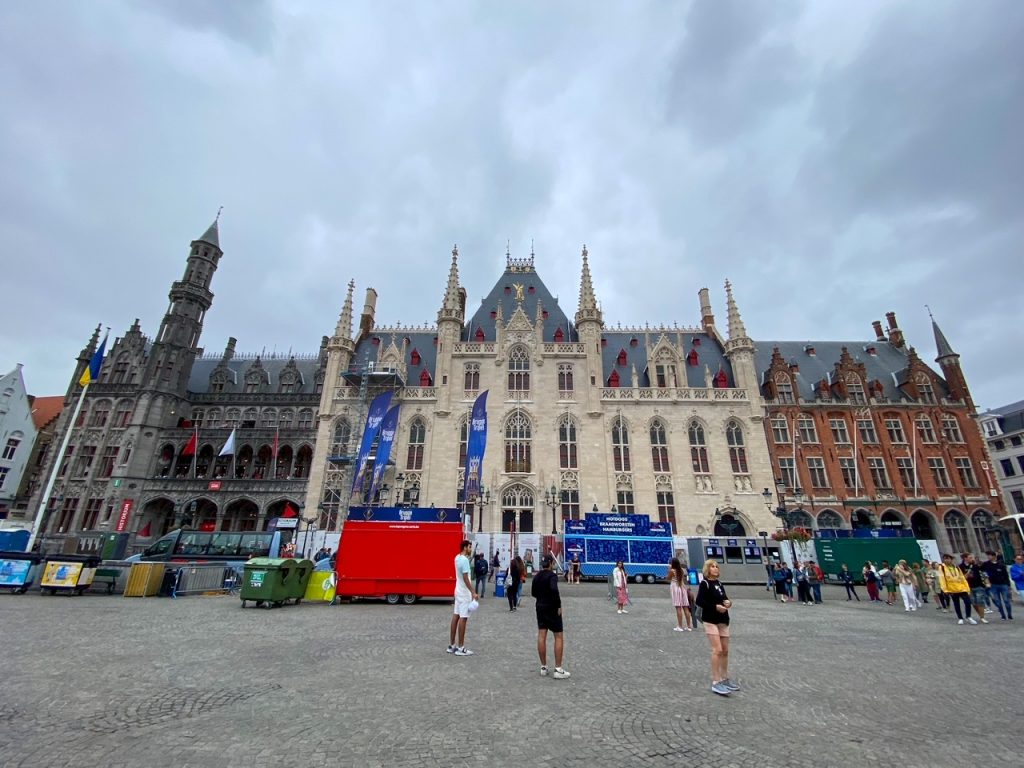 Markt Square in Bruges Belgium