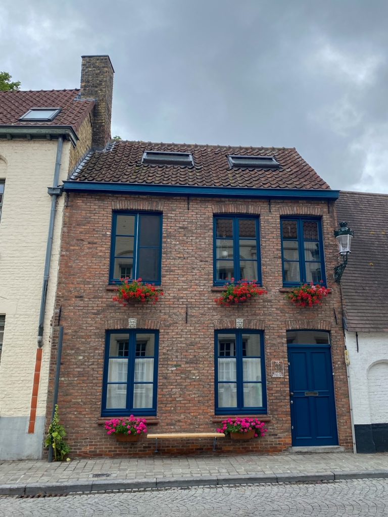 a lovely house on Oostmeers in Bruges Belgium