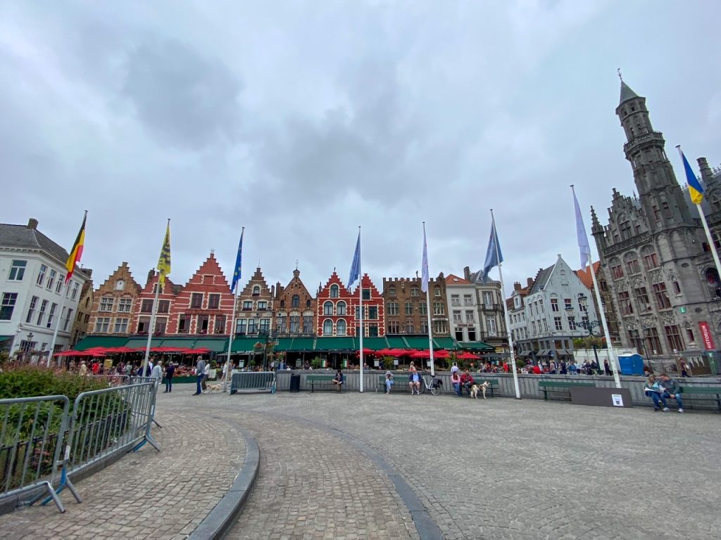 the iconic Markt Square in Bruges