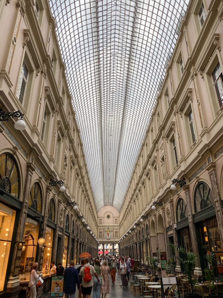 Galeries Royales Saint-Hubert in Brussels, Belgium