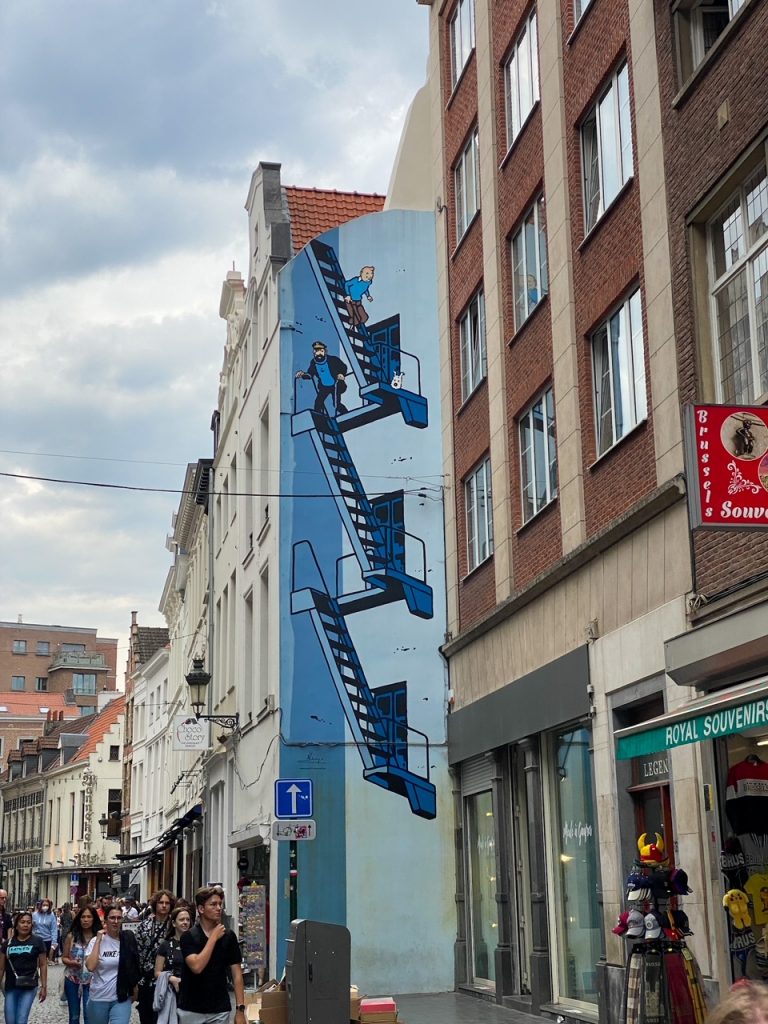 Tintin on the Comic Book Route, one of the best things to do in Brussels