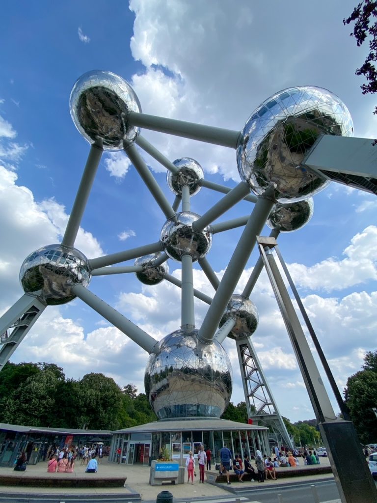 the Atomium, one of the top things to do in Brussels