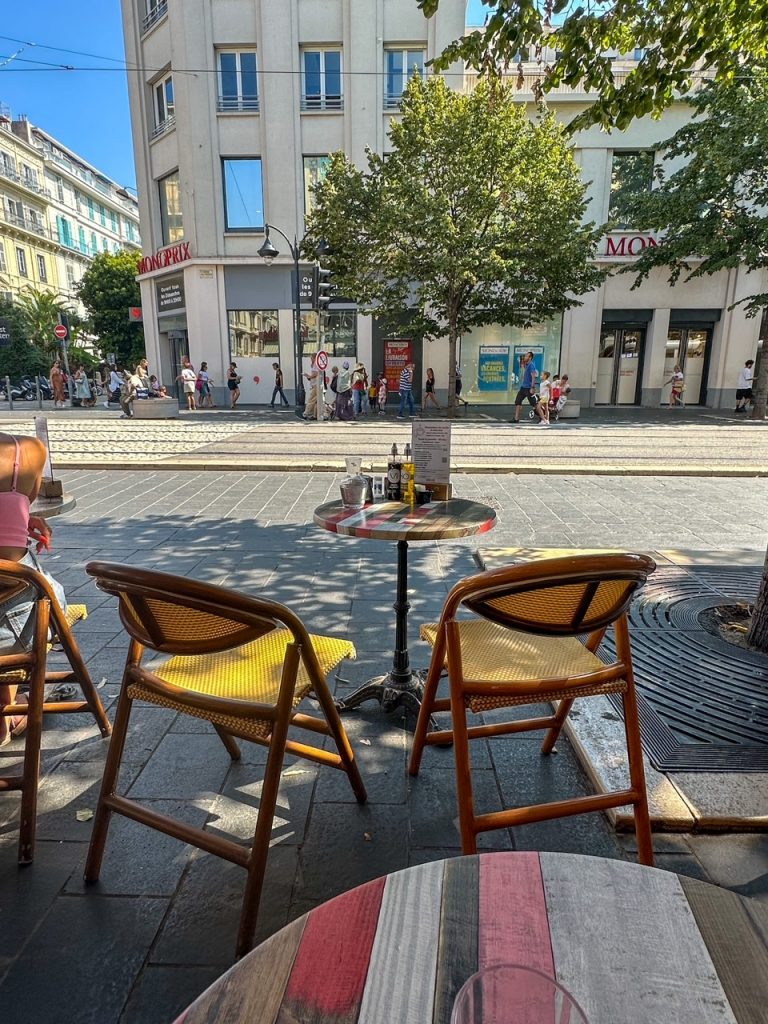 Cafe de Lyon in Nice, France