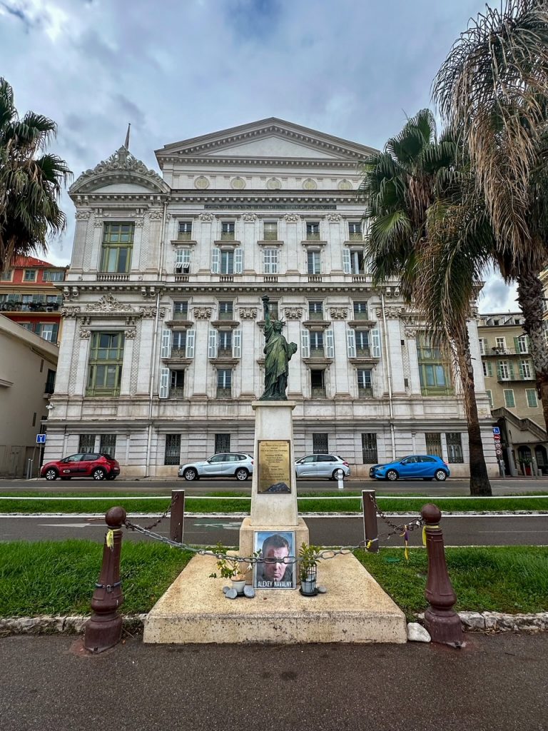 Replica of the Statue of Liberty in Nice, France