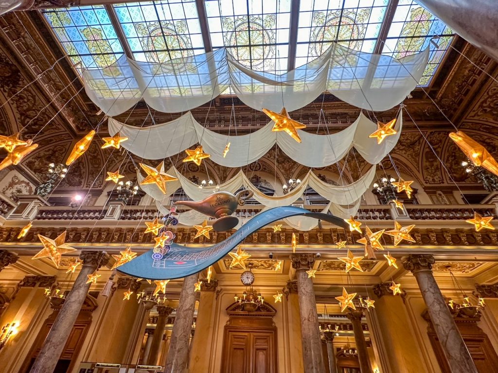 inside Monte-Carlo Casino in Monaco