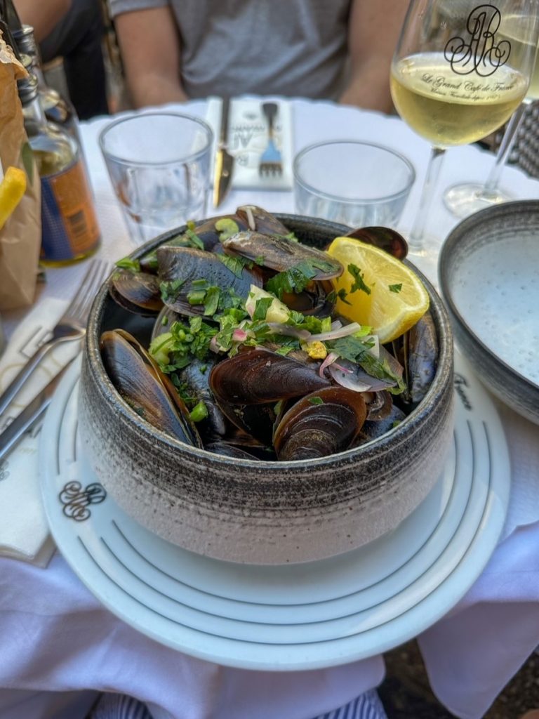 mussels from Le Grand Cafe de France in Nice