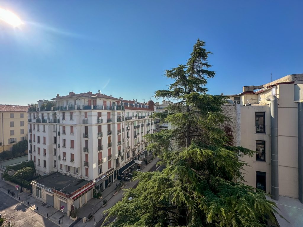 the view from Downtown Nissa la Bella Airbnb in Nice, France