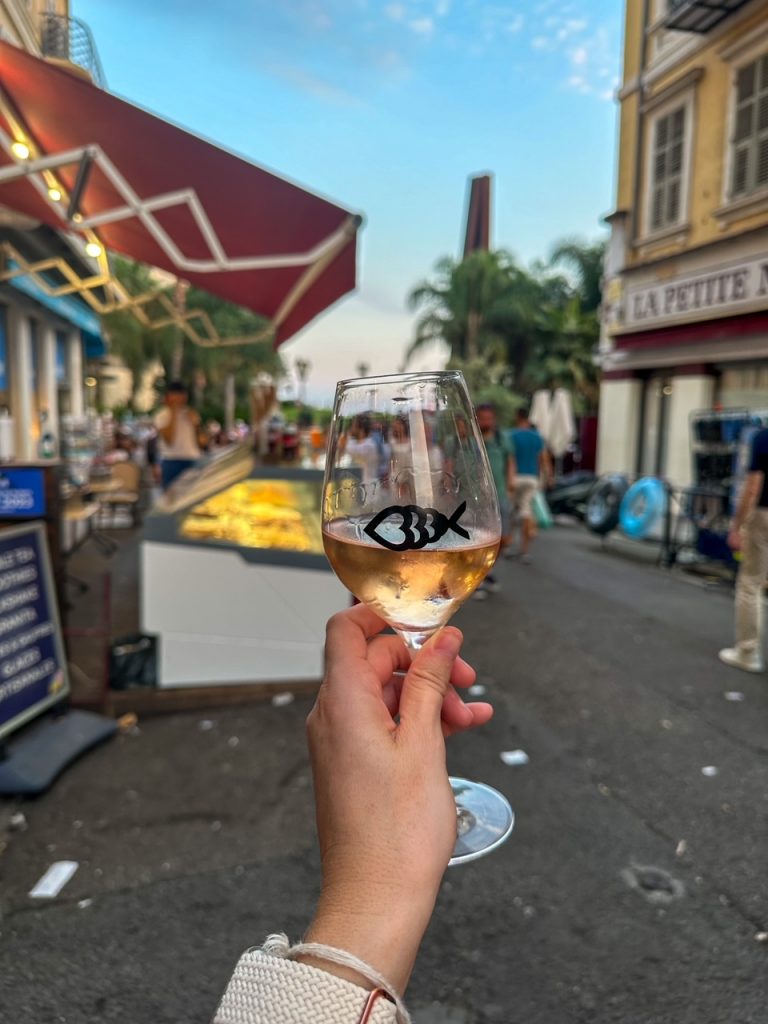 wine from Peixes in Nice France