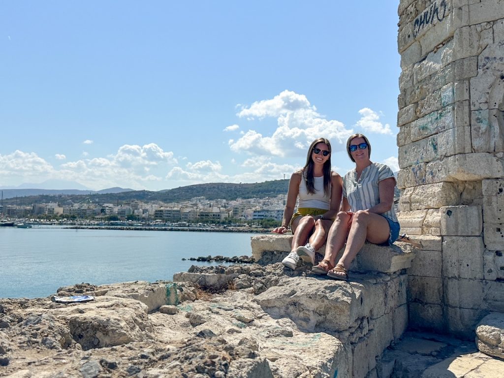 Sara & Courtney in Rethymnon on Crete