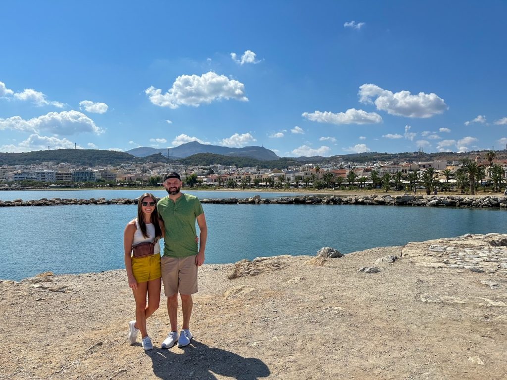 Sara & Tim in Rethymnon on Crete