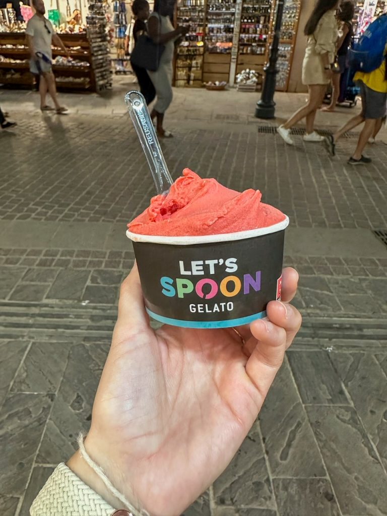 gelato in Chania Old Town