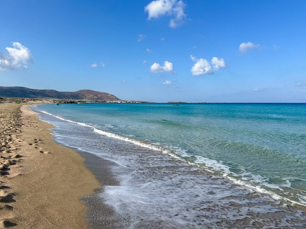 one of the most popular beaches on Crete