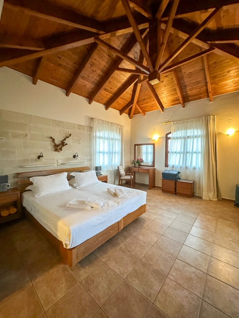 our bedroom at Aphrodite Luxury Villa in Chania