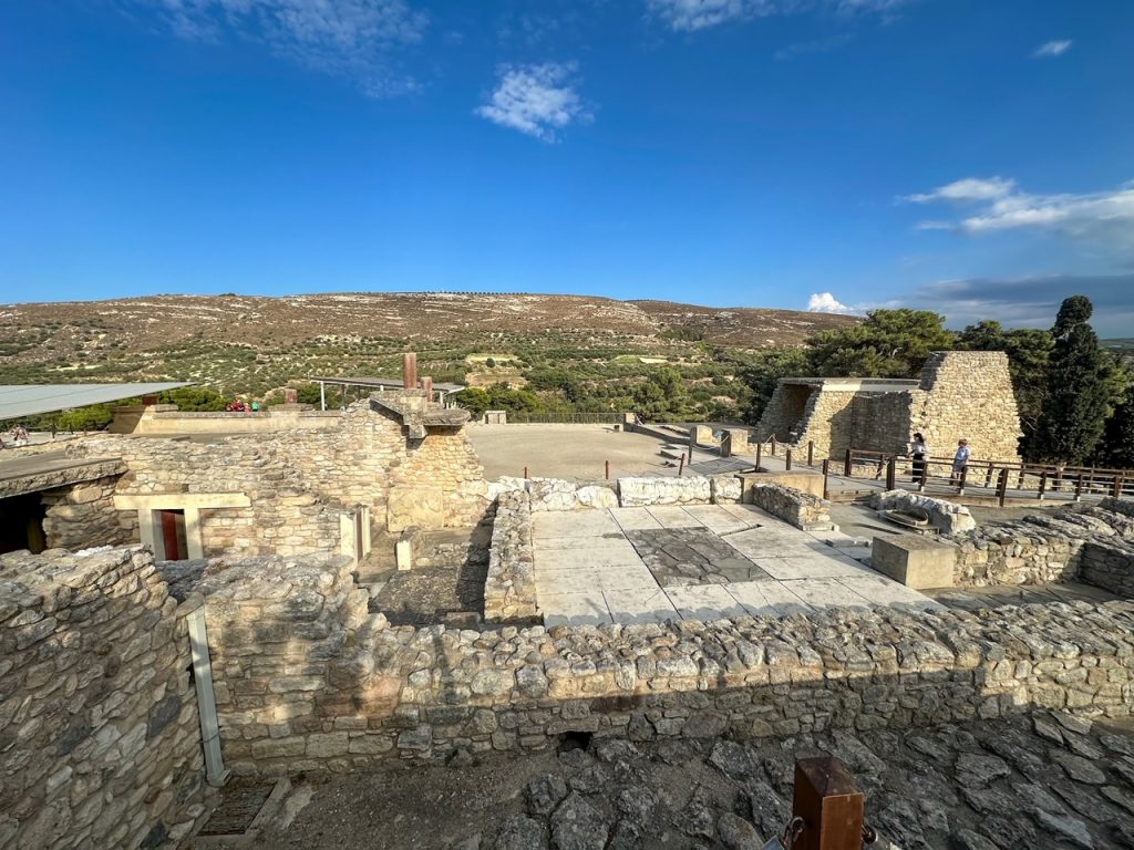 ruins at the Palace of Knossos