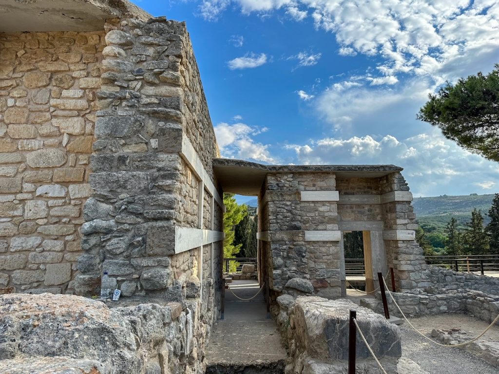 ruins from Knossos Palace on Crete