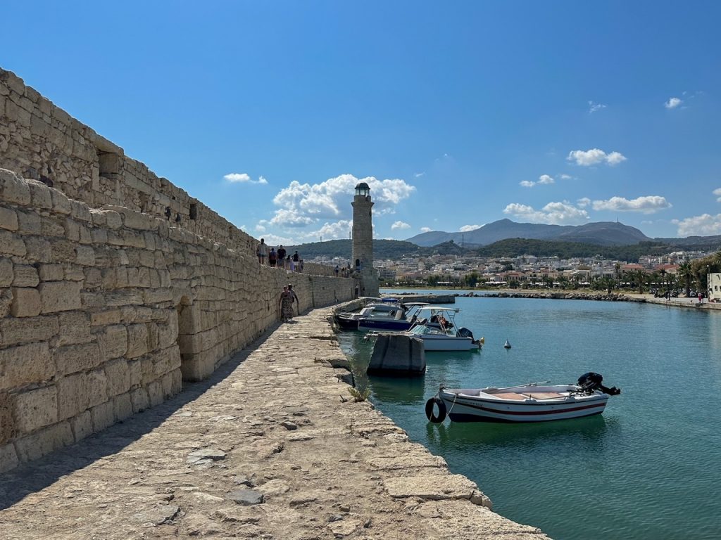 the Egyptian lighthouse in Rethymnon