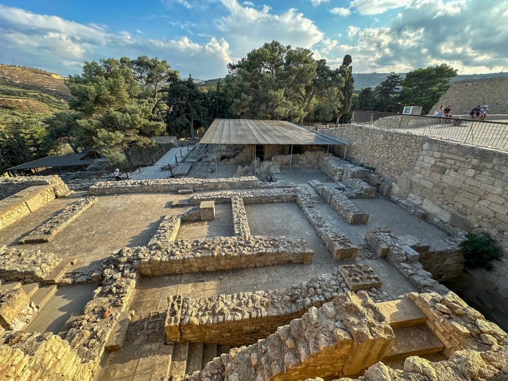 the Palace of Knossos in Heraklion