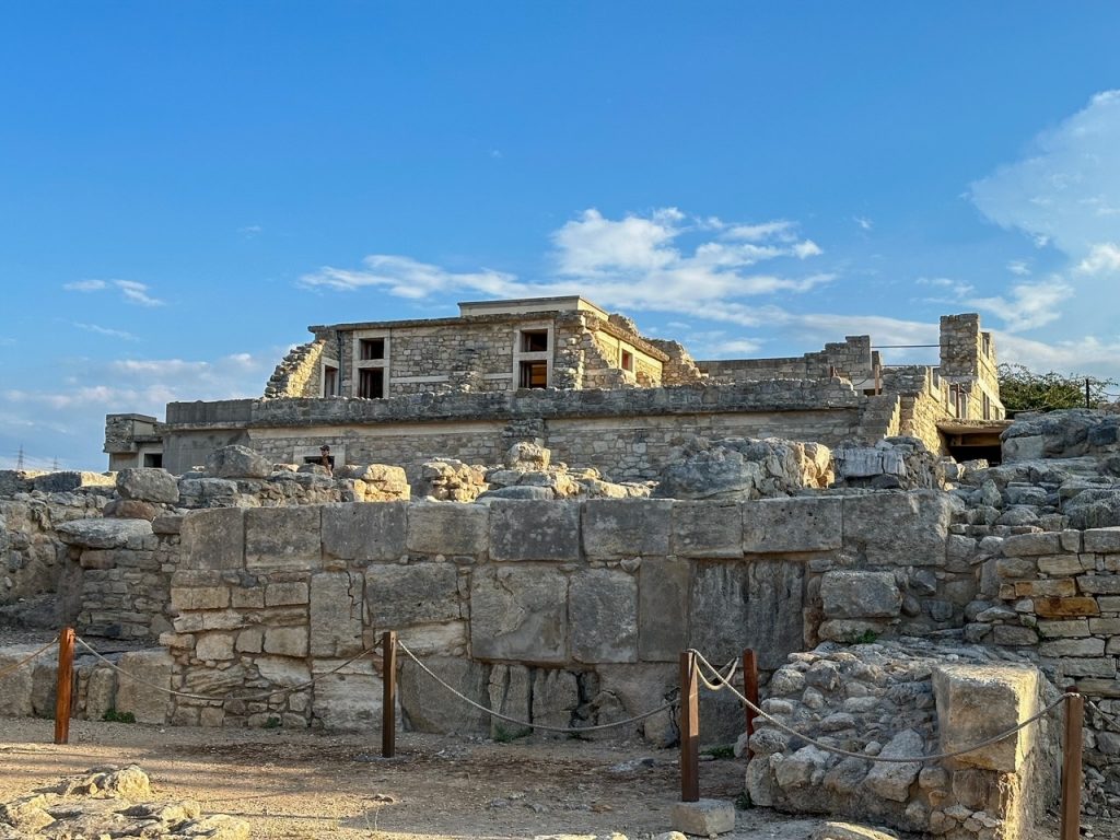 the Palace of Knossos on Crete