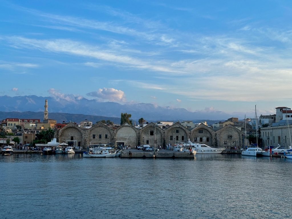 the old Venetian Port in Chania, one of the best things to do on Crete