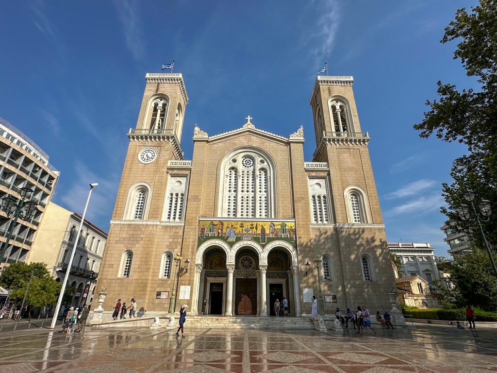 one of the beautiful churches of Athens