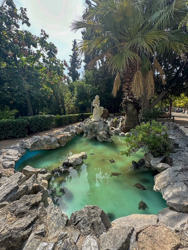 a lovely pond in Athens
