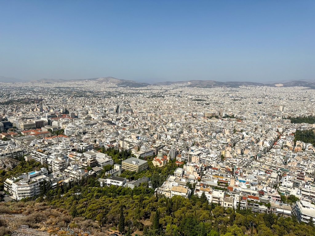 incredible views from Lycabettus Hill, one of the best things to do in Athens
