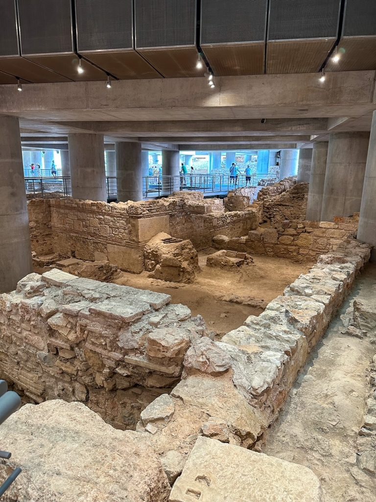 ruins under the Acropolis Museum