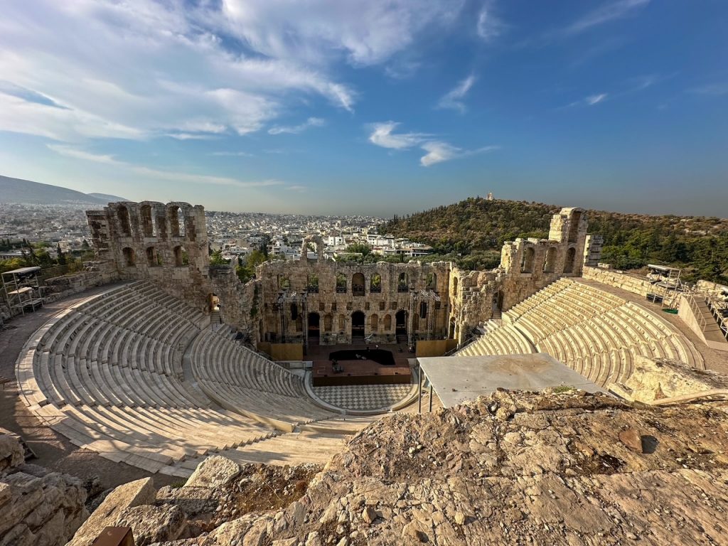 the Odeon of Herodes Atticus at the Acropolis