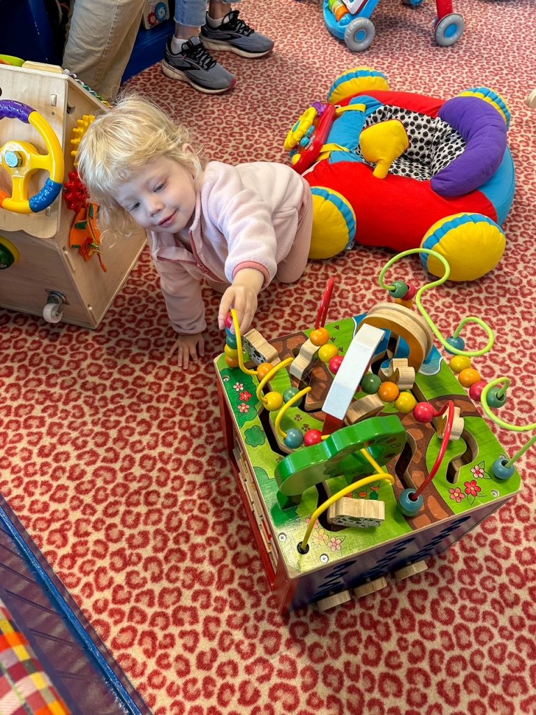 Lily at The Sandbox Children's Museum on Hilton Head Island