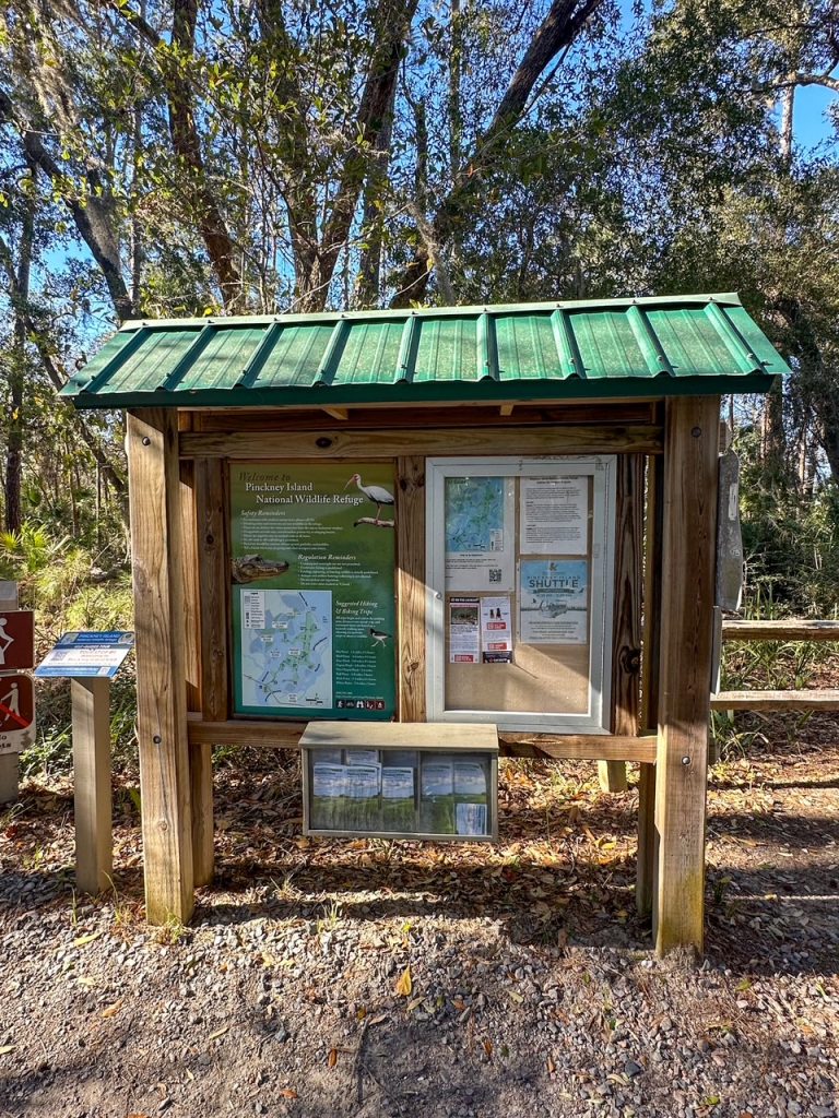 Pinckney Island National Wildlife Refuge sign