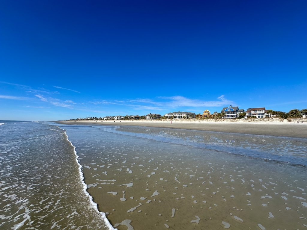 houses along Coligny Beach on Hilton Head Island