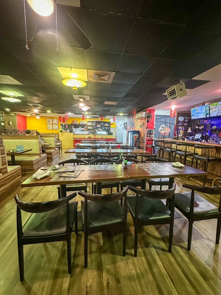 inside Nakama Sushi Bar & Grill in Hilton Head