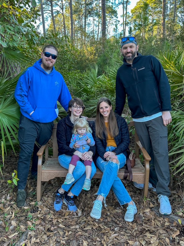 some of the group at the Audubon Newhall Preserve on Hilton Head Island