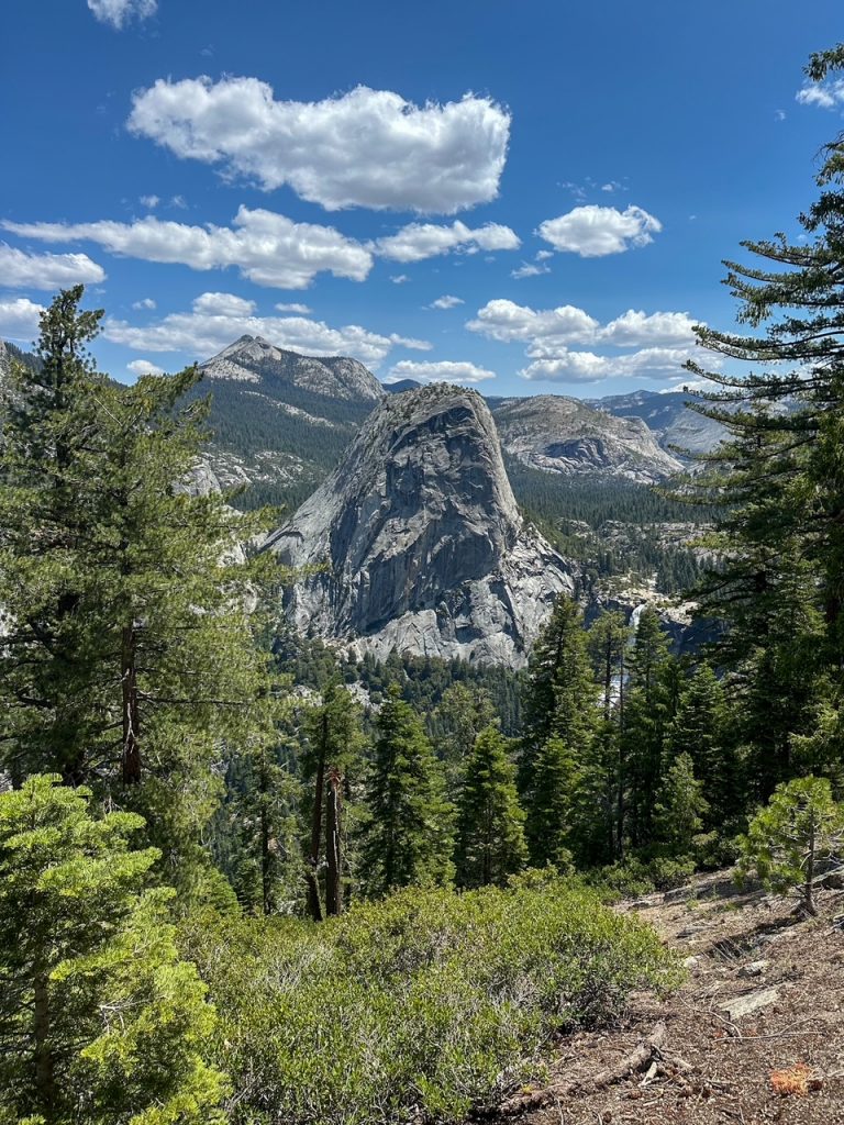 Liberty Cap as seen from the Panorama Trail, the second segment of the best hike in Yosemite National Park