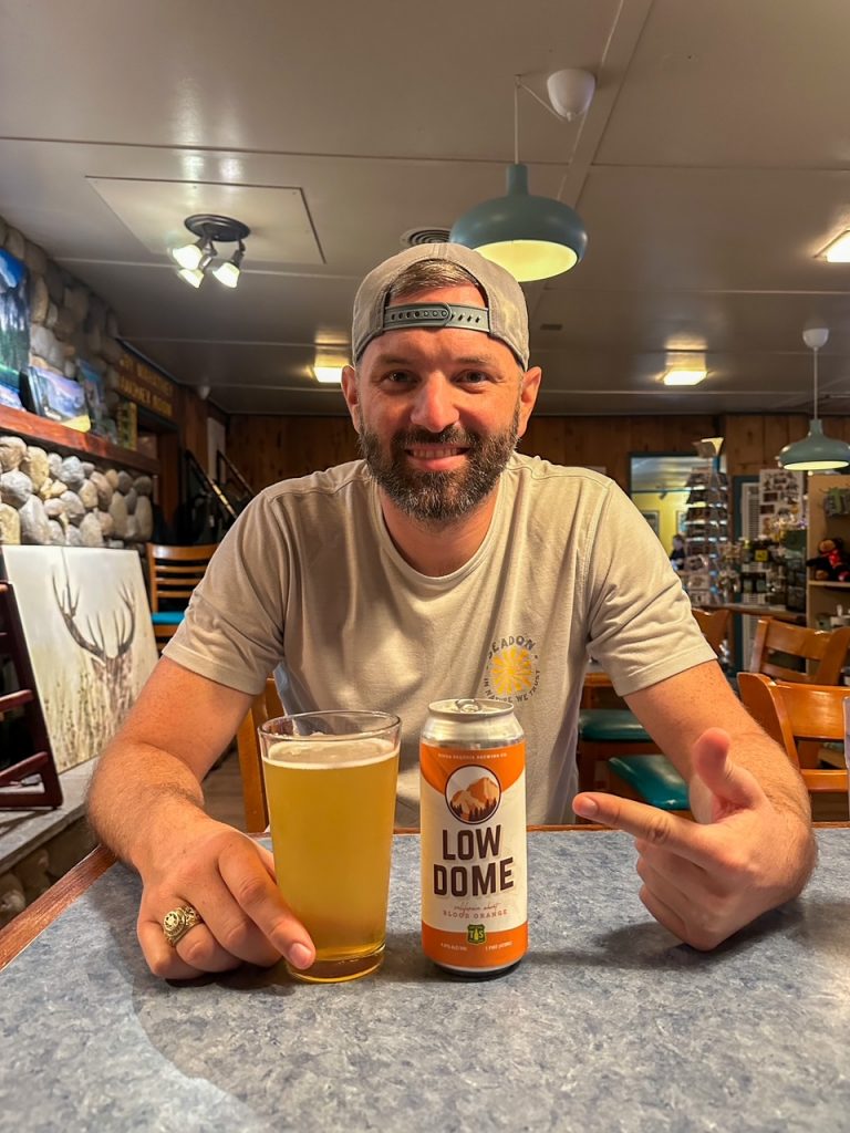 Tim at the Lucky Buck Cafe in Buck Meadows California