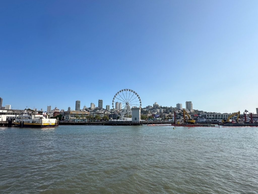 Fisherman's Wharf as seen from Pier 39 in San Francisco