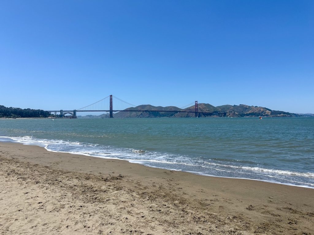 Golden Gate Bridge views from Crissy Field, a must-do during your 3 days in San Francisco