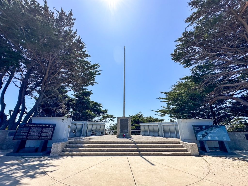 USS San Francisco Memorial at Lands End in San Francisco